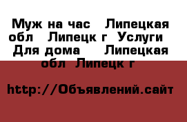 Муж на час - Липецкая обл., Липецк г. Услуги » Для дома   . Липецкая обл.,Липецк г.